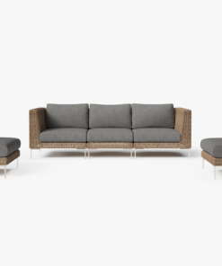 Low Profile Wicker Outdoor Sofa