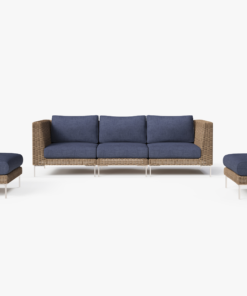 Wicker Patio Sofa Set