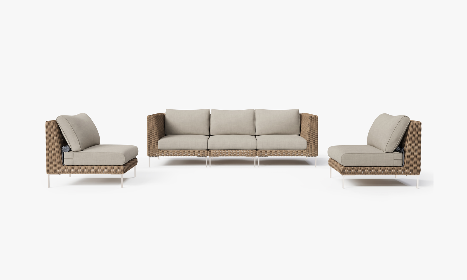 Modular Wicker Outdoor Sofa